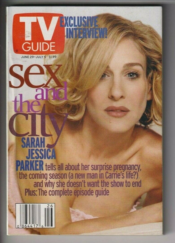 Tv Guide Mag Sarah Jessica Parker Sex And The City June/July 5, 2002 110319nonr