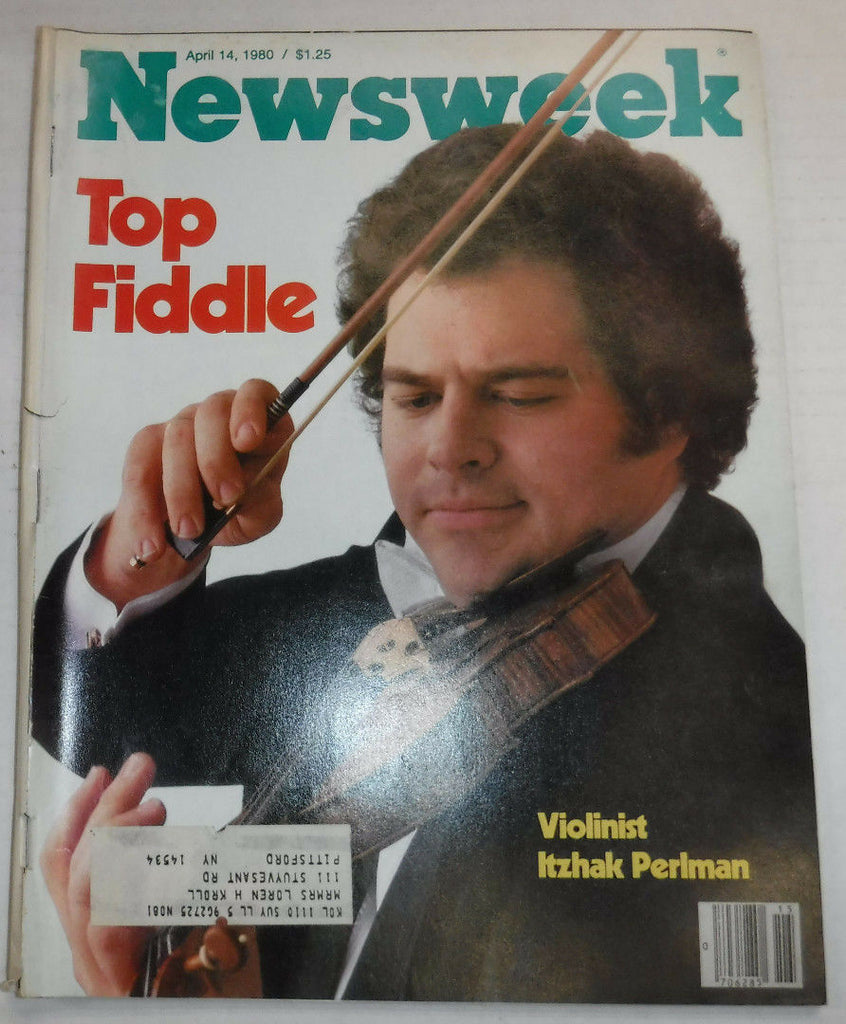 Newsweek Magazine Itzhak Perlman April 14, 1980 101016R
