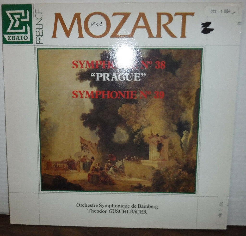 Mozart Wolfgang Amadeus Symphonie No 38 & 39 EPF15522 vinyl 010718LLE