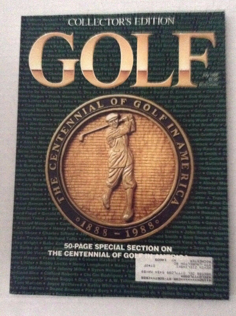 Golf Magazine Centennial Of Golf In America July 1988 020717RH