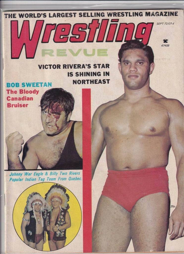 Wrestling Revue Mag Bob Sweetan Victor Rivera September 1972 091019nonr