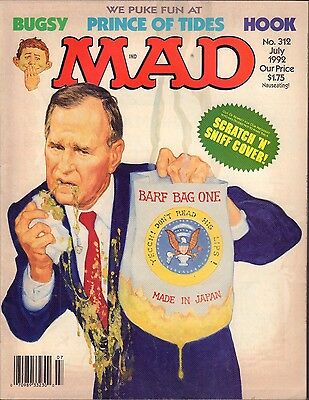 Mad Magazine July 1992 Bugsy, Prince of Tides VG 042816DBE