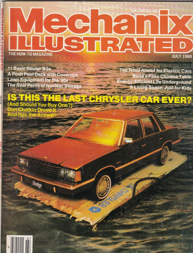 Mechanix Illustrated Mag Last Chrysler Car Ever? July 1980 102219nonr