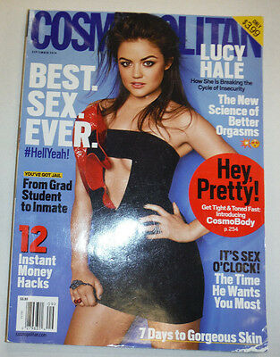 Cosmopolitan Magazine Lucy Hale VERY GOOD September 2014 022315r3