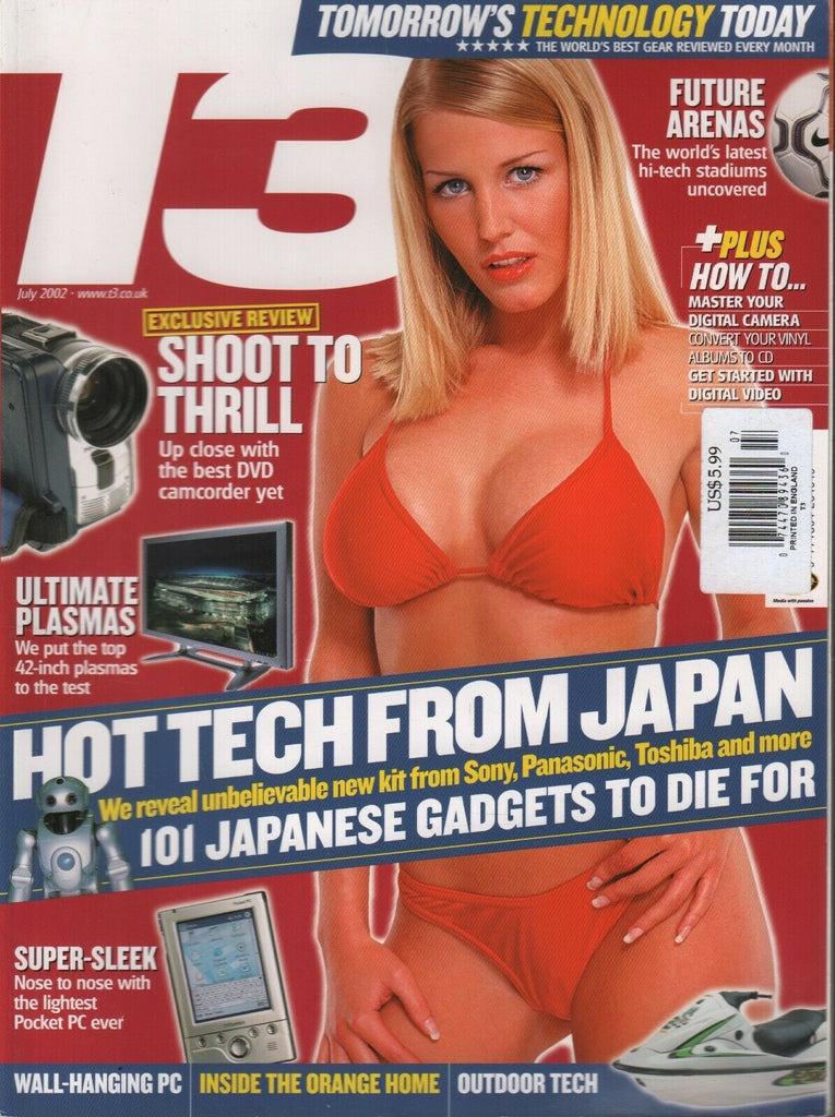T3 UK Technology Magazine July 2002 Hot Tech from Japan 112219AME2