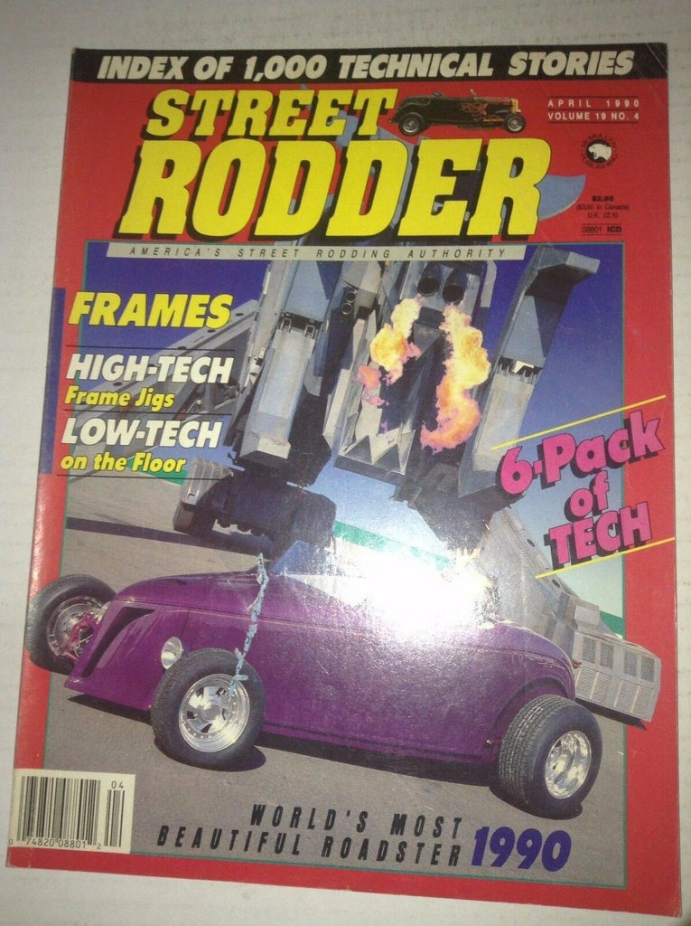 Street Rodder Magazine High tech Frame Jigs April 1990 042217nonrh