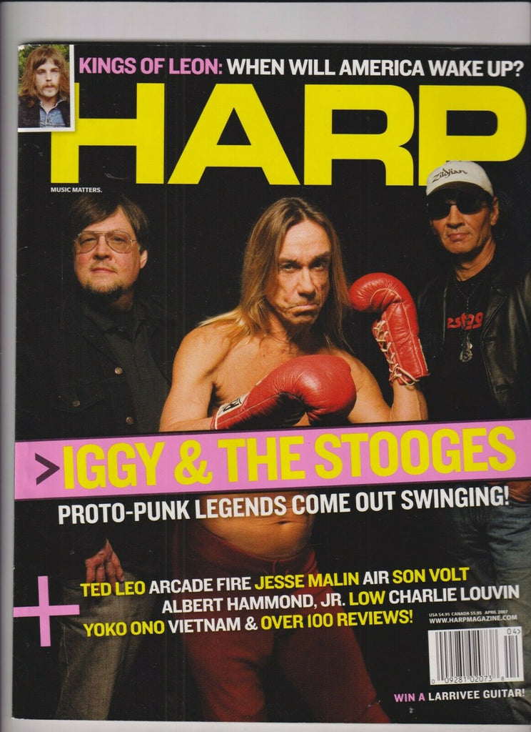 HARP Mag Iggy & The Stooges Ted Leo April 2007 102319nonr