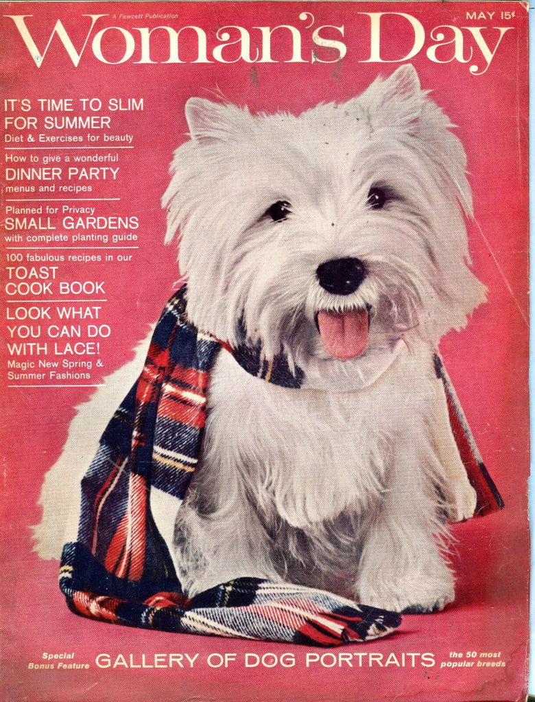 Woman's Day Magazine May 1964 Dog Portraits VG NO ML 091316jhe