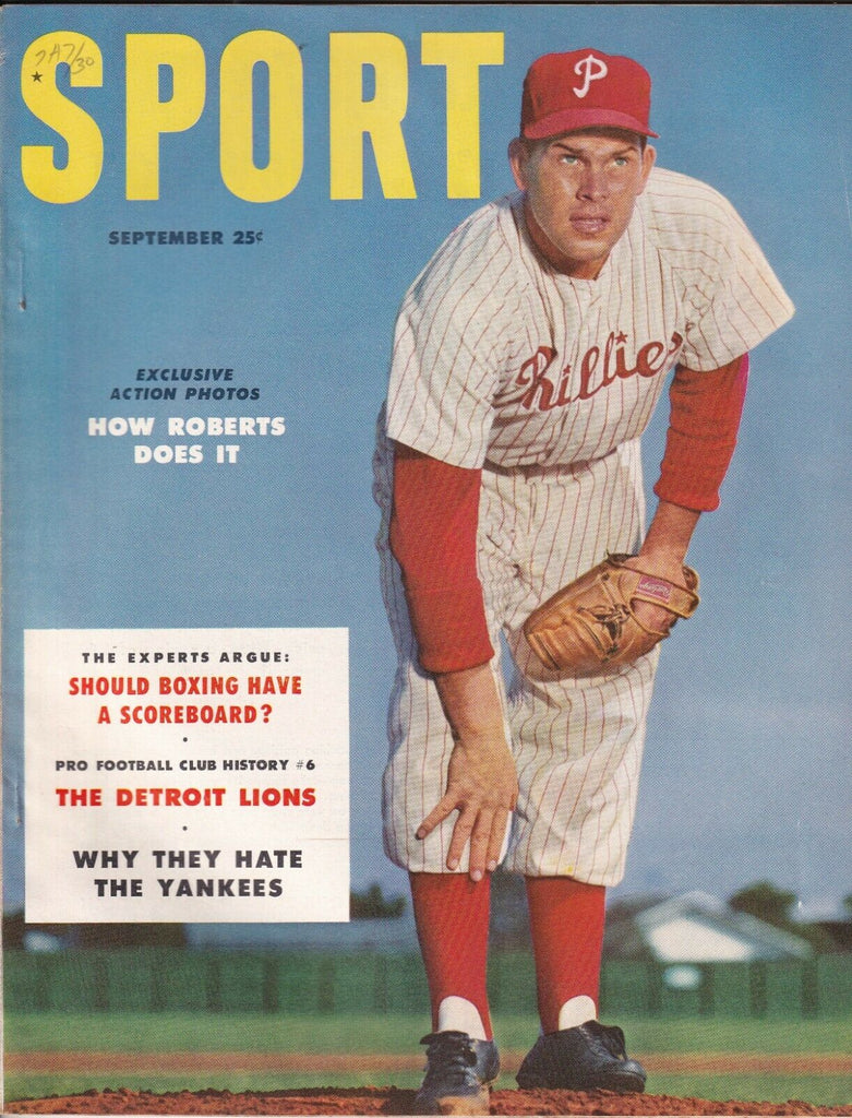 Sport Magazine The Detroit Lions & The Phillies September 1953 NO ML 073119nonr