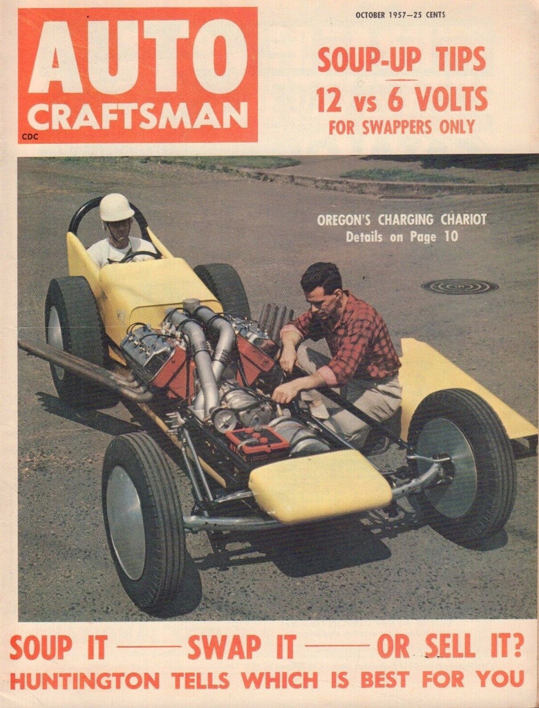 Auto Craftsman October 1957 Oregon Charging Chariot, Huntington 051017nonDBE