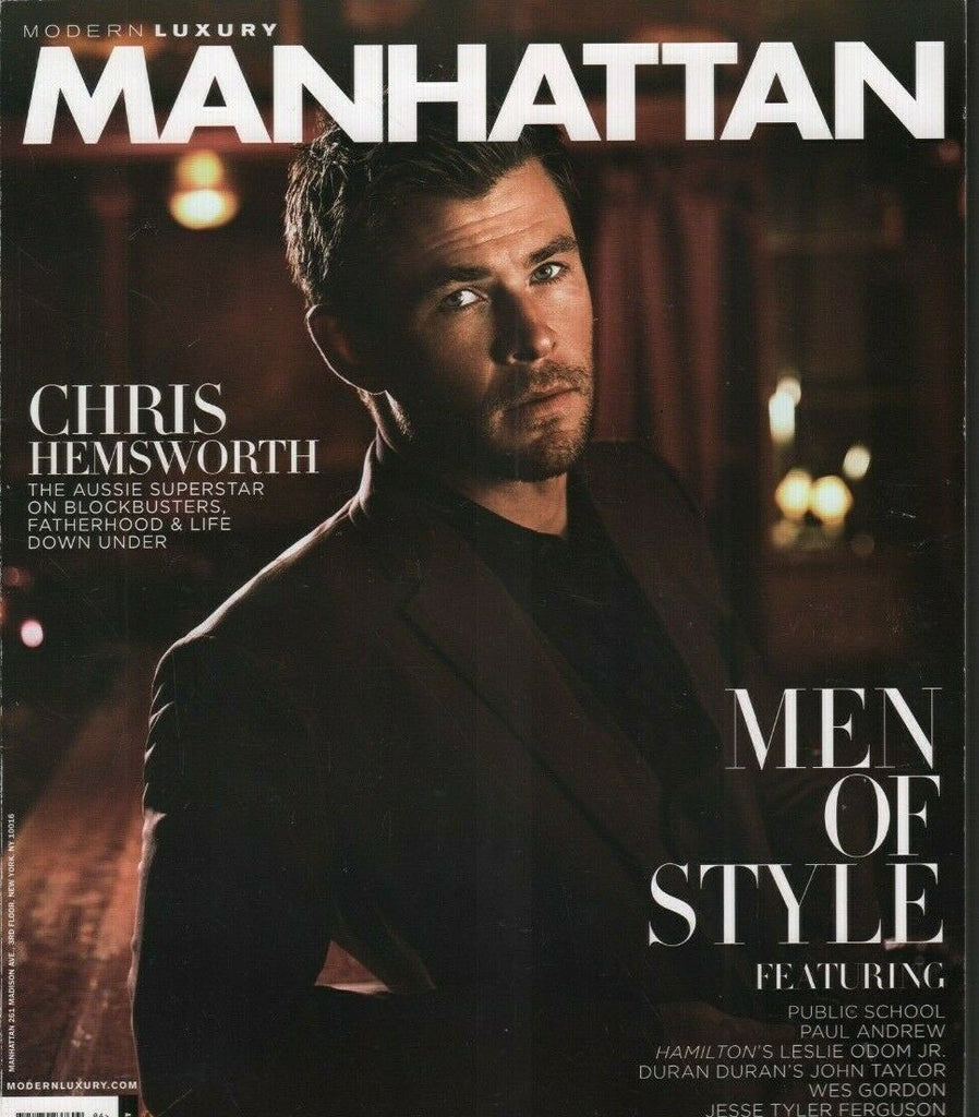Manhattan April 2016 Chris Hemsworth John Taylor Leslie Odom Jr 020320DBE