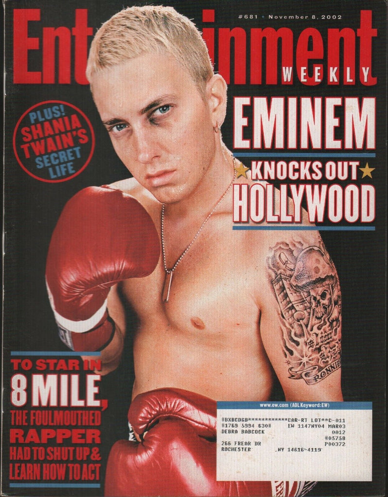 Entertainment Weekly November 8 2002 Eminem Slim Shady Marshall 101118AME