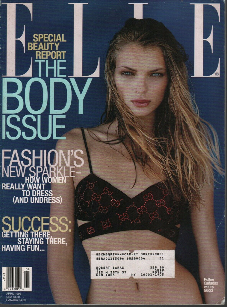 Elle Fashion Magazine April 1998 Esther Canadas 091420ame