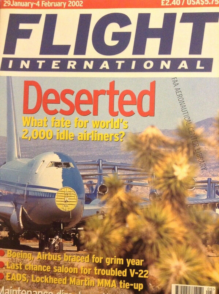 Flight International Magazine 2,000 Idle Airliners Jan/Feb 2002 FAL 091717nonrh