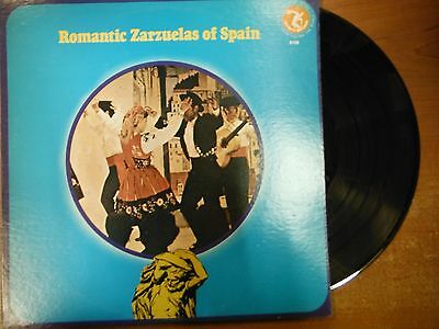 33 RPM Vinyl Romantic Zarzvelas of Spain Olympic Records OL6126 021915SM