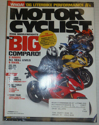 Motor Cyclist Magazine KTM 950 Supermoto & Toxic Tour June 2006 020415R
