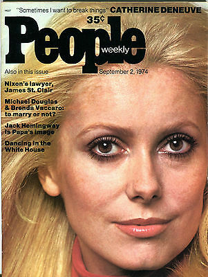 People Magazine September 2 1974 Catherine Deneuve Jack Hemingway EX 012116jhe