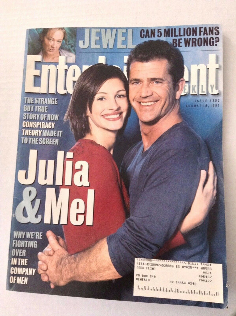 Entertainment Weekly Magazine Jewel Mel Gibson August 15, 1997 031517NONRH
