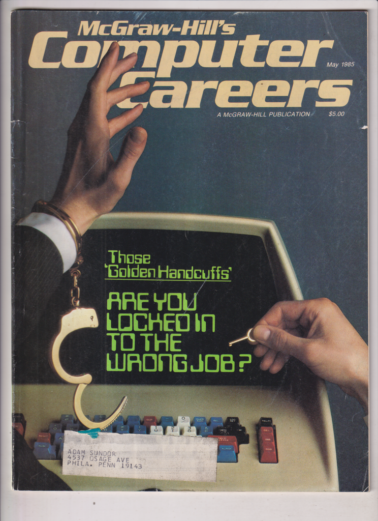 McGraw-Hill's Computer Careers Mag Locked In Wrong Job May 1985 122719nonr