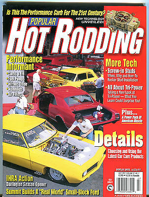 Popular Hot Rodding Magazine July 1997 Details Car Care Products EX 022216jhe