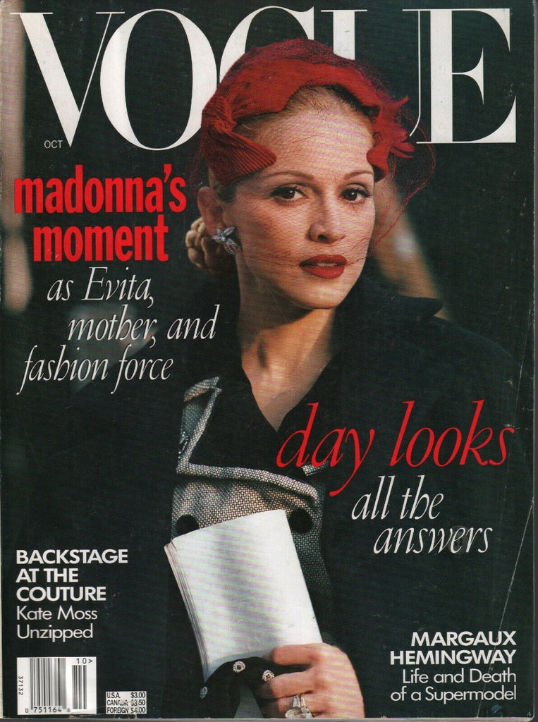 Vogue Fashion October 1996 Madonna Margaux Hemingway 031320AME