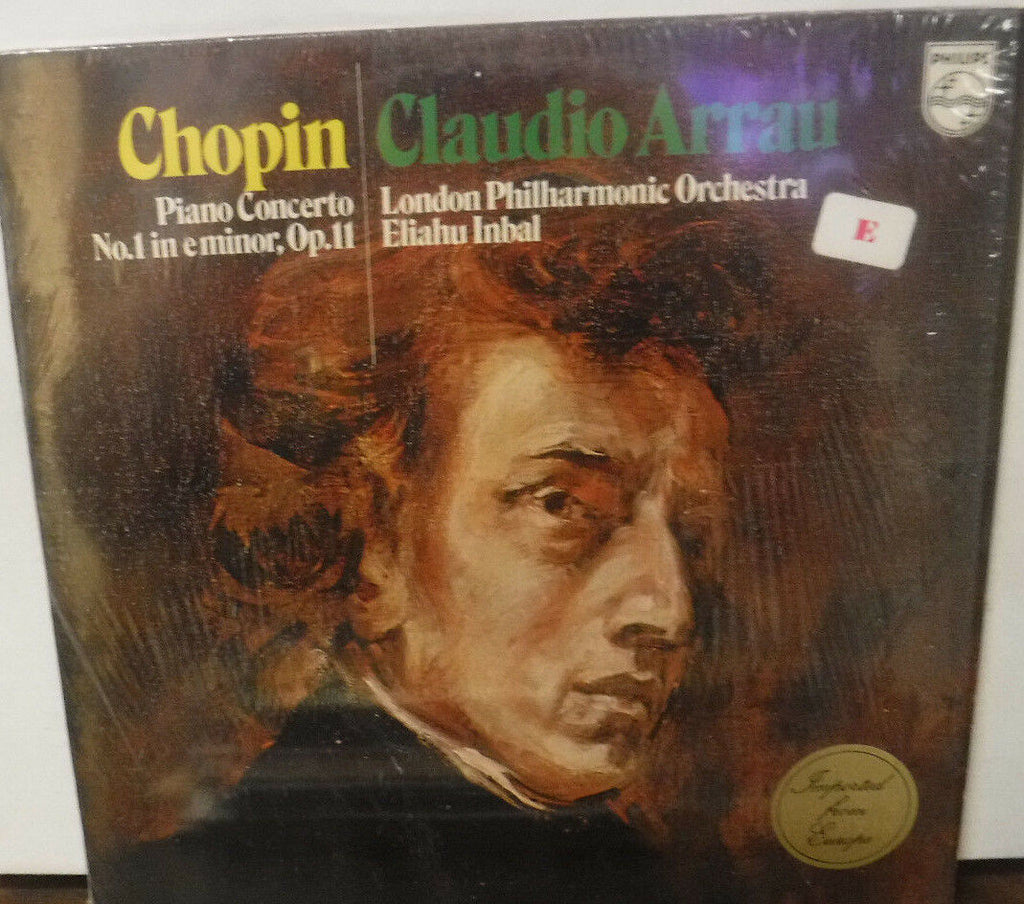 Claudio Arrau Chopin piano concerto No 1 in e minor, Op. 11 Import 012118LLE