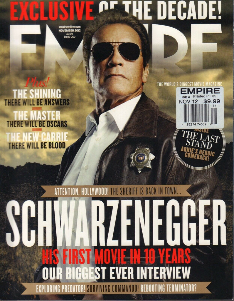 Empire November 2012 Schwarzenegger The Shining 030618DBE