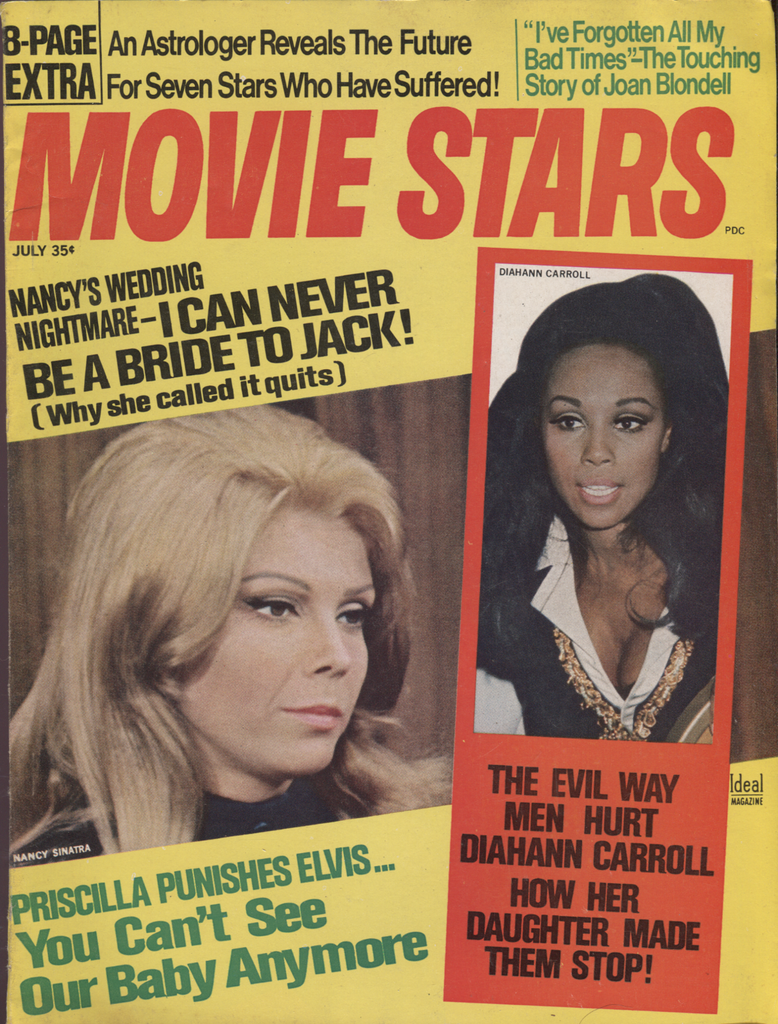 Movie Stars July 1969 Nancy Sinatra Diahann Carroll Elvis Presley 040620DBE