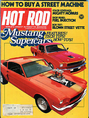 Hot Rod Magazine August 1979 Mustang Supercars EX 072016jhe