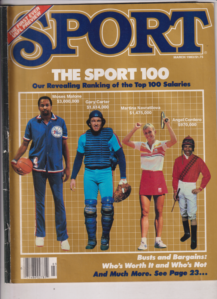 Sport Mag Moses Malone Gary Carter March 1983 011120nonr