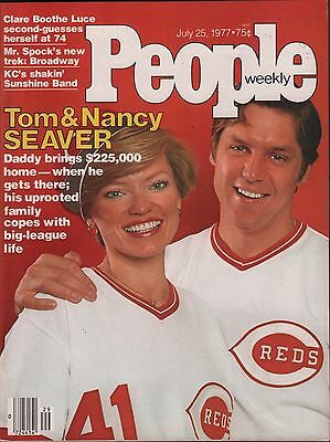 People Weekly July 25 1977 Tom & Nancy Seaver, Clare Boothe VG 012716DBE