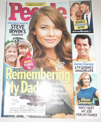 People Magazine Steve Irwin's Daughter & James Garner August 2014 090314R2