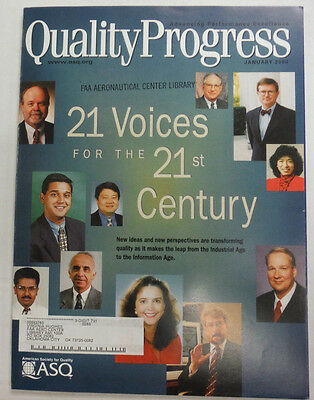 Quality Progress Magazine 21 Voices For The 21st January 2000 FAL 060815R3