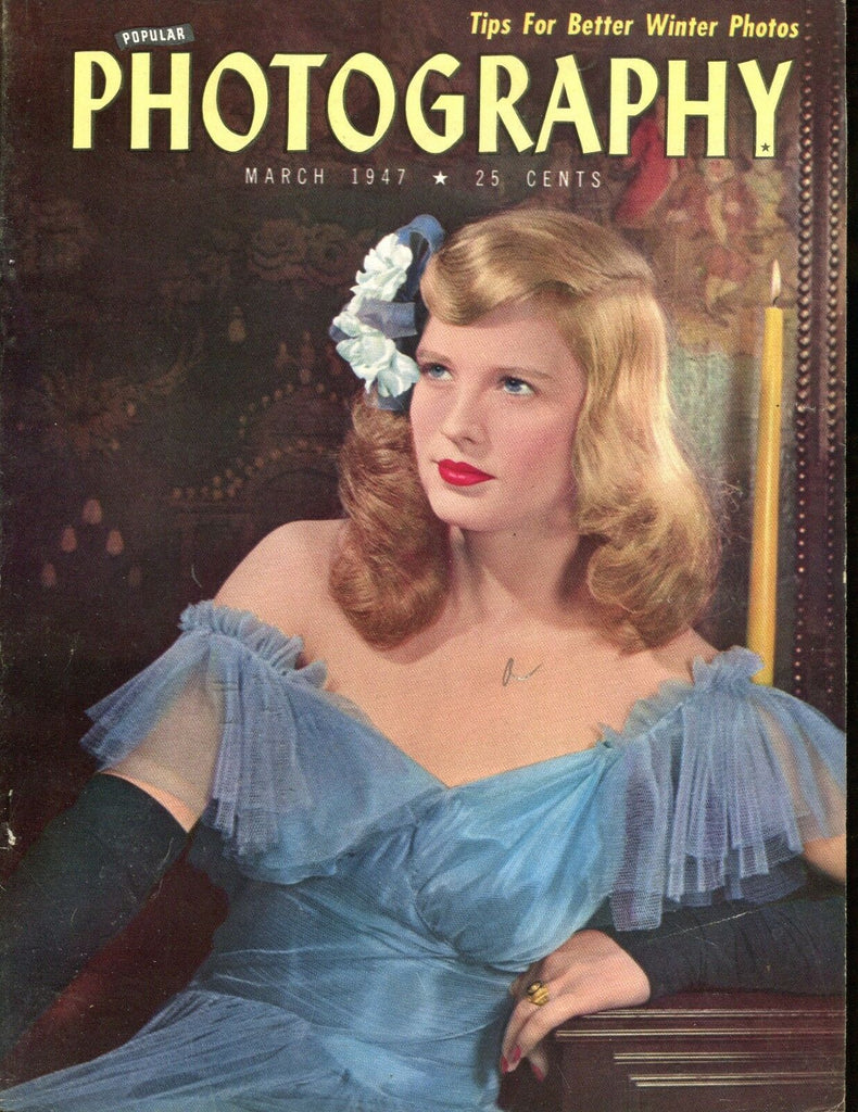Popular Photography Magazine March 1947 Winter Photos VG No ML 120816jhe