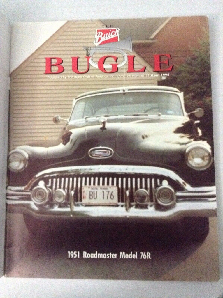 Buick Bugle Magazine 1951 Roadmaster Model 76R April 1994 032017NONRH