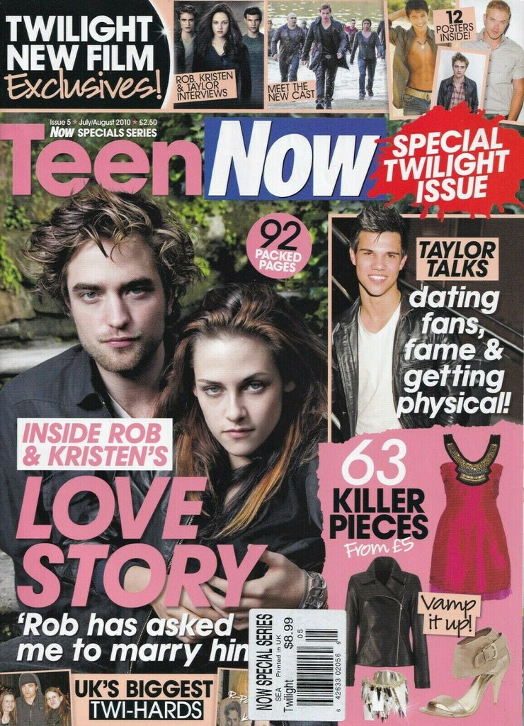 Teen Now July August 2010 Robert Pattinson Kirsten Stewart 060719DBE2