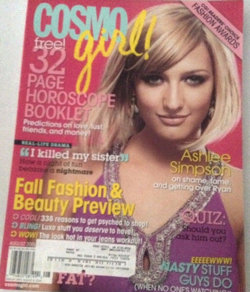 Cosmo Girl! Magazine Ashlee Simpson Fall Fashion August 2005 072217nonrh