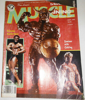 Muscle Training Magazine Andreas Cahling Bronston Austin September 1981 111114R