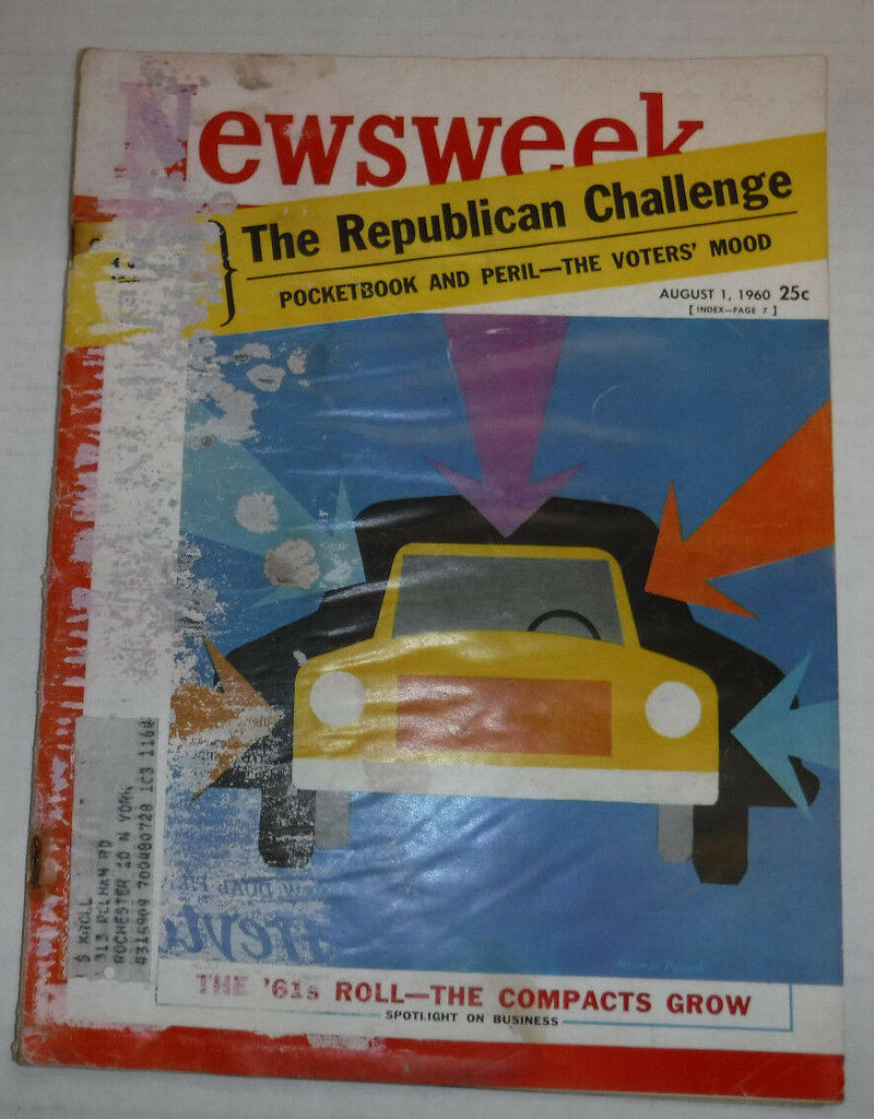 Newsweek Magazine The Republican Challenge August 1, 1960 100716R2