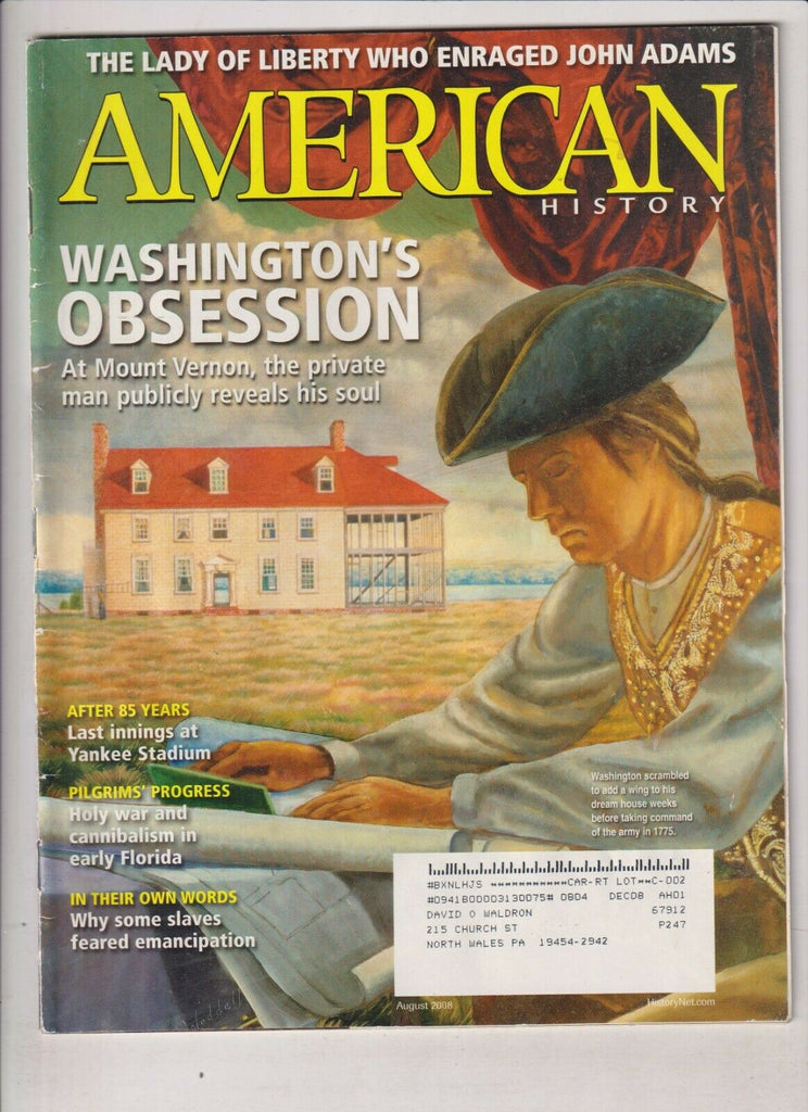 American History Mag Yankee Stadium & Washington August 2008 022420nonr