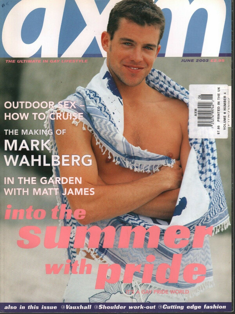 AXM Gay Interest UK Magazine June 2003 Mark Wahlberg Matt James 030420AME