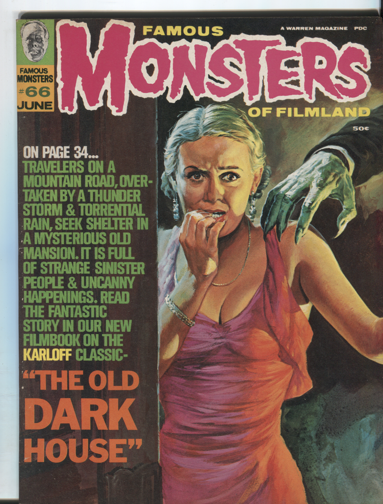 Famous Monsters of Filmland #66 June 1970 Boris Karloff 022521DBE