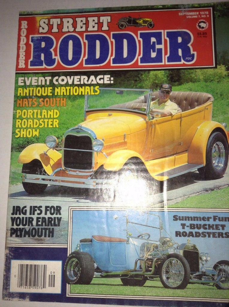 Street Rodder Magazine Antique Nationals September 1978 NO ML 041917nonrh