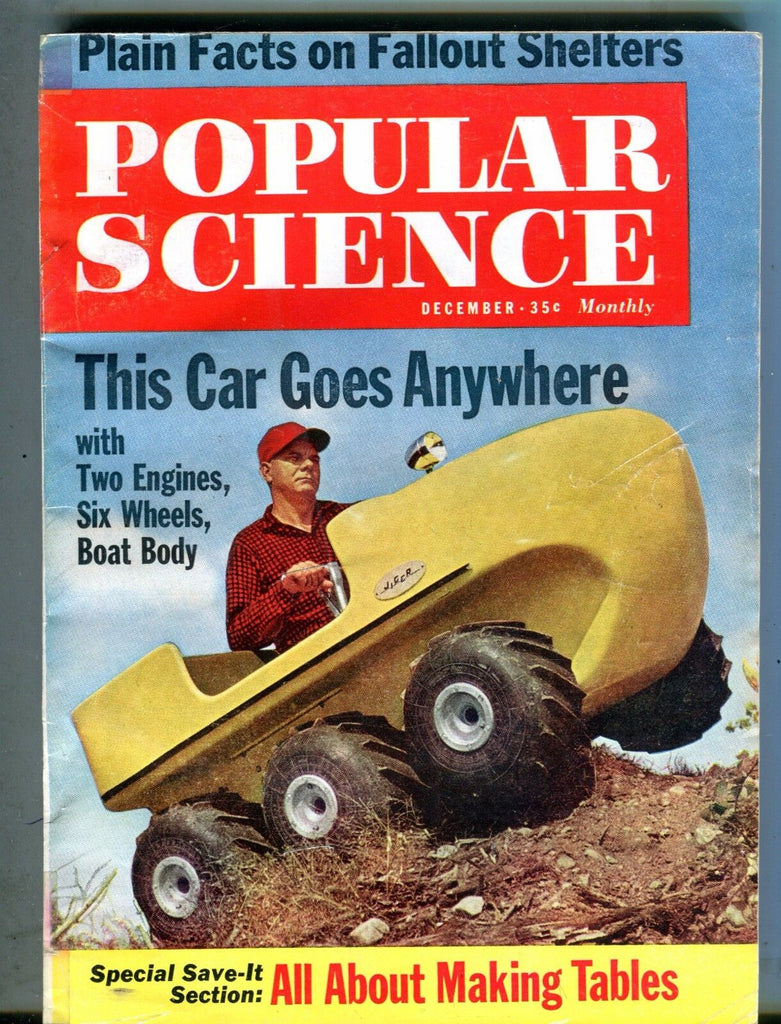 Popular Science Magazine December 1961 Fiber-Glass Cart Tables 062317nonjhe