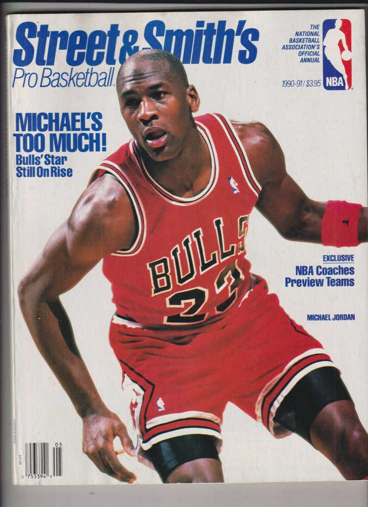 Street & Smith's Basketball Mag Michael Jordan 1990 031620nonr