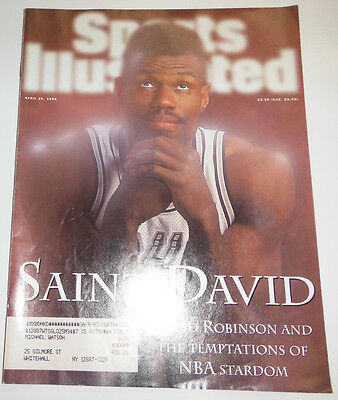 Sports Illustrated Magazine David Robinson & NBA Stardom April 1996 082114R