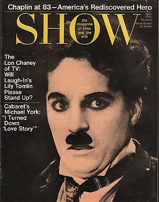 Show Magazine June 1972 Charlie Chaplin, Lily Tomlin EX 112315DBE2