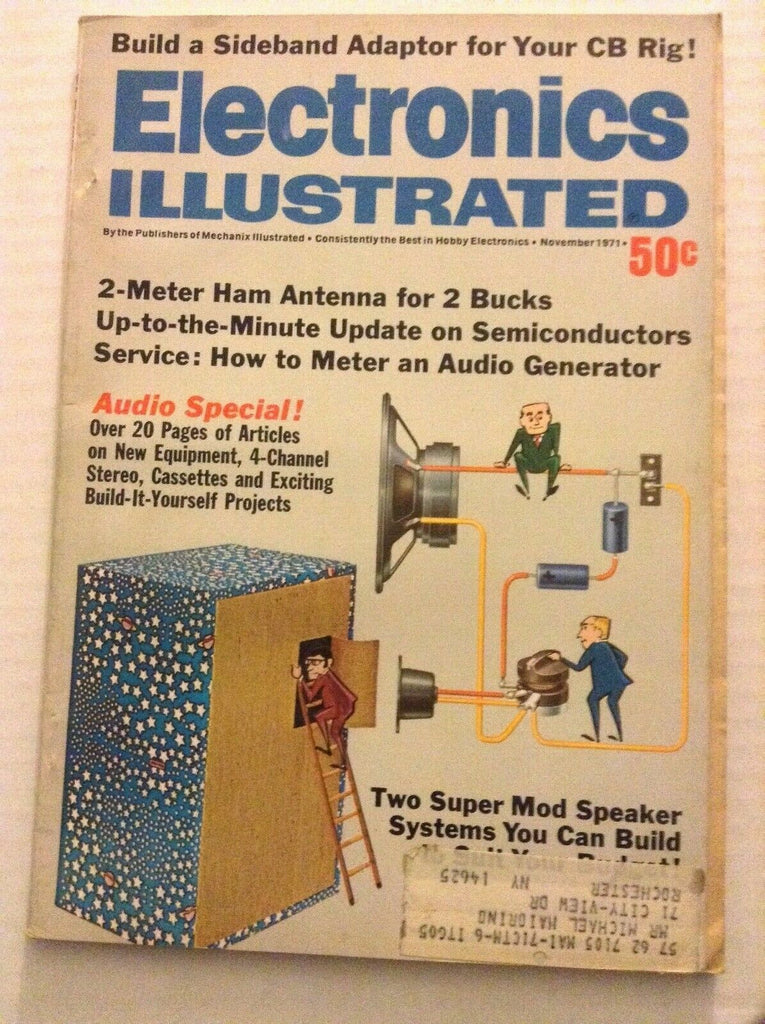 Electronics Illustrated 2 Meter Ham Antenna For Cheap November 1971 092019nonrh