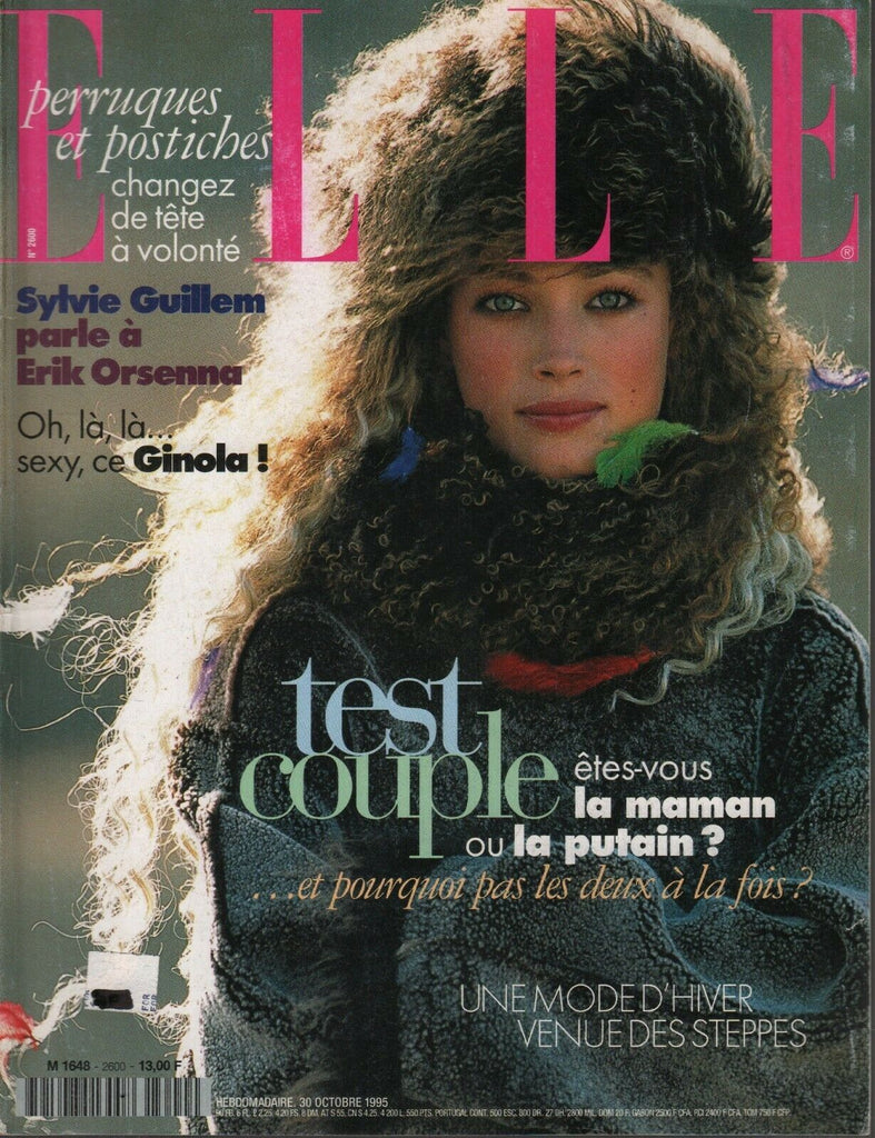 Elle French Fashion Magazine 30 Octobre 1995 Sylvie Guillem 091819AME
