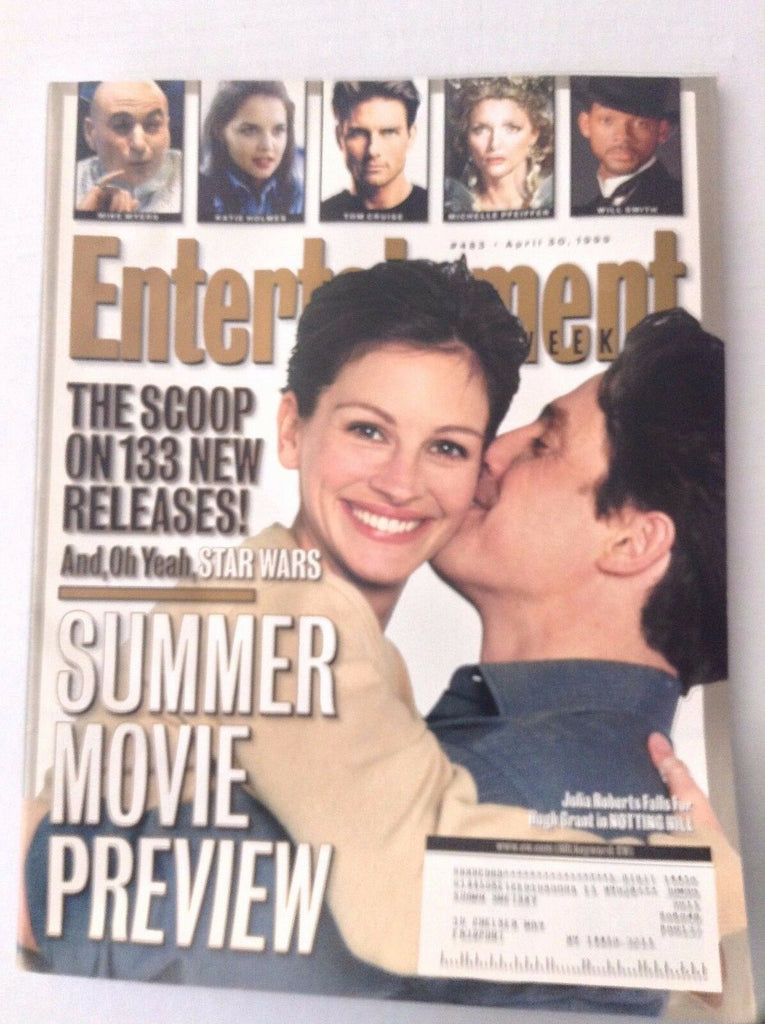 Entertainment Weekly Magazine Julia Roberts Hugh Grant April 30 1999 031917NONRH